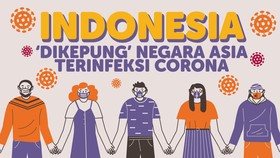 INFOGRAFIS: Indonesia 'Dikepung' Negara Terinfeksi Corona