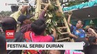 VIDEO: Ribuan Warga Berebut Durian di Festival Serbu Durian
