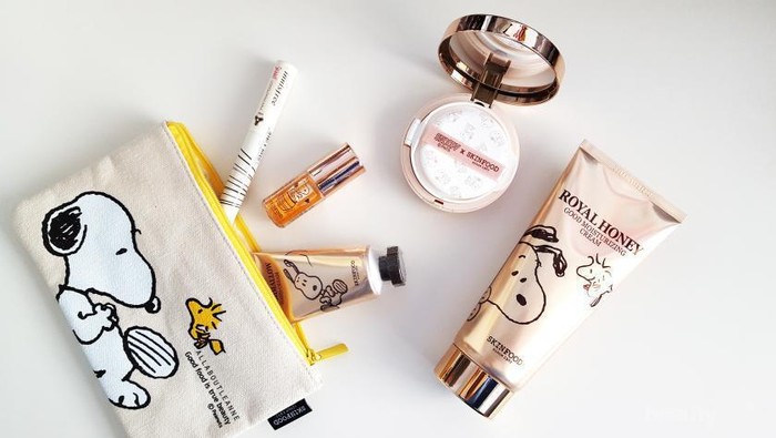 Kolaborasi Produk Skincare Serba Madu dari Skinfood x Snoopy