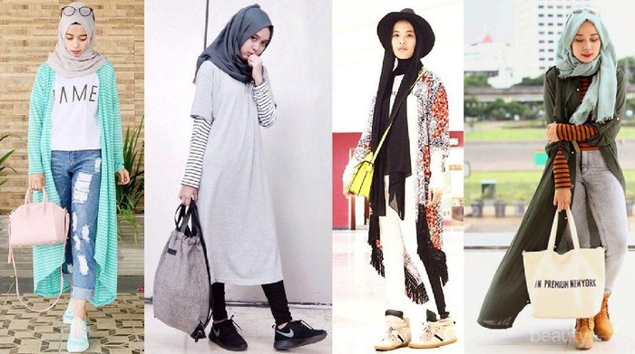 Mix & Match Hijab Fashion ala Blogger