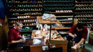 FOTO: Suasana Pabrik Sepatu Balet Legendaris di Rusia