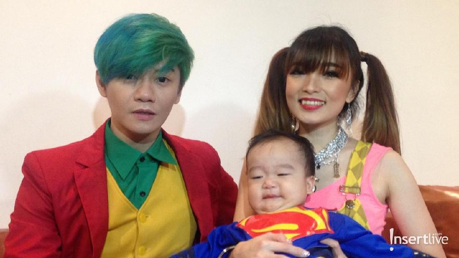 Angel eks Cherrybelle merayakan ulang tahun anaknya, Miguel Kai Reagan dengan tema superhero.
