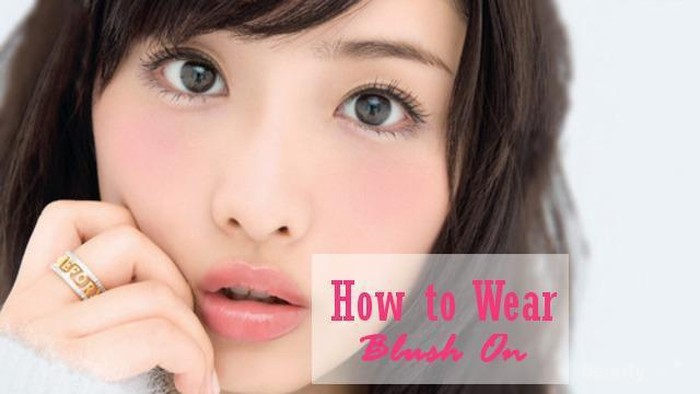 Cara Aplikasikan Blush On ala Wanita Jepang