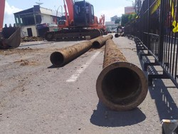 Pasokan Air Bersih 3 Ribu Pelanggan PDAM Terganggu Dampak Ruko Ambruk
