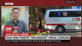 VIDEO: 2 WNI Terjangkit Virus Corona Dirawat di Ruang Isolasi