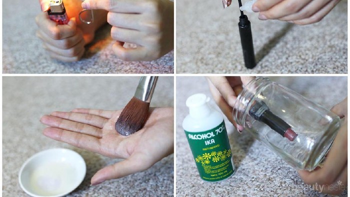 Cara Mudah Membersihkan Peralatan Makeup