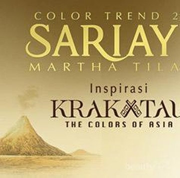 Terinspirasi Gunung Krakatau, Inilah Produk Tren Warna Sariayu 2016