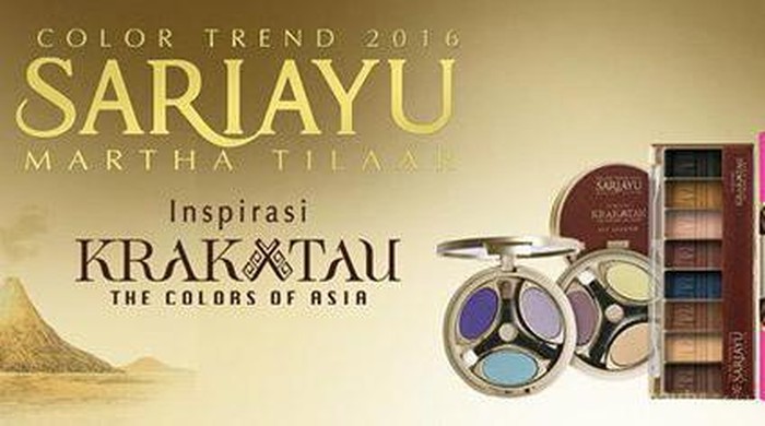Terinspirasi Gunung Krakatau, Inilah Produk Tren Warna Sariayu 2016