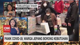 VIDEO: Panik Covid-19, Warga Jepang Borong Kebutuhan