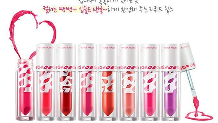 Koleksi Pewarna Bibir Etude House yang Cantik dan Girly