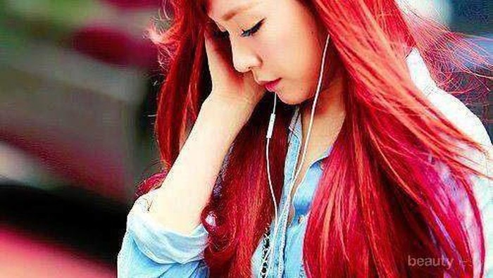 5 Idol  Korea  yang Memukau dengan Rambut  Merahnya