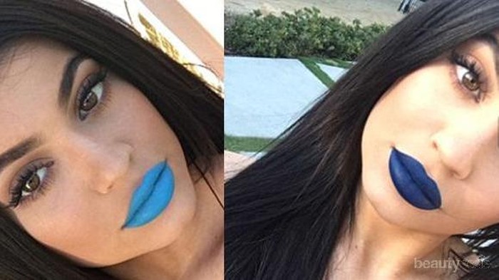 4 Pilihan Lipstik Biru ala Kylie Jenner