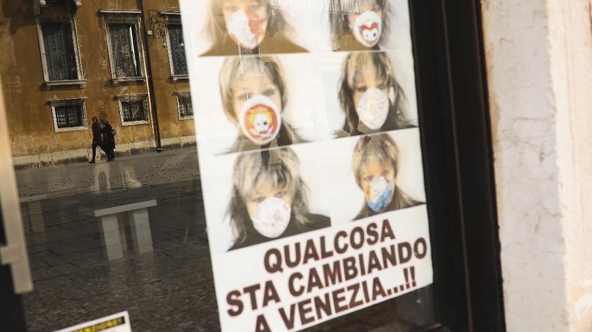 FOTO: Kondisi Italia di Tengah Epidemi Virus Corona