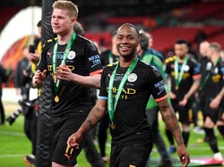 Piala Liga Inggris Sudah, Sterling Incar Treble