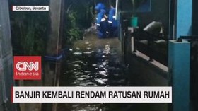 VIDEO: Banjir Kembali Rendam Ratusan Rumah di Jakarta
