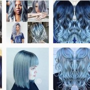 Cantik & Modern Dengan Warna Rambut Denim