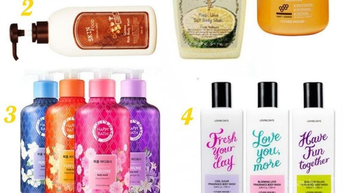 Bersihkan Tubuh Dengan 6 Body Wash Best  Seller  Asal Korea 