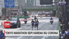 VIDEO: Tokyo Marathon Sepi Karena Isu Corona