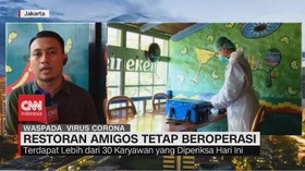 VIDEO: Dinkes Ambil Sampel Tenggorokan Karyawan Amigos