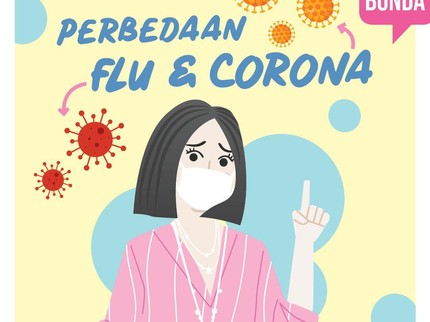 Bunda Perlu Tahu, Perbedaan Corona dan Flu