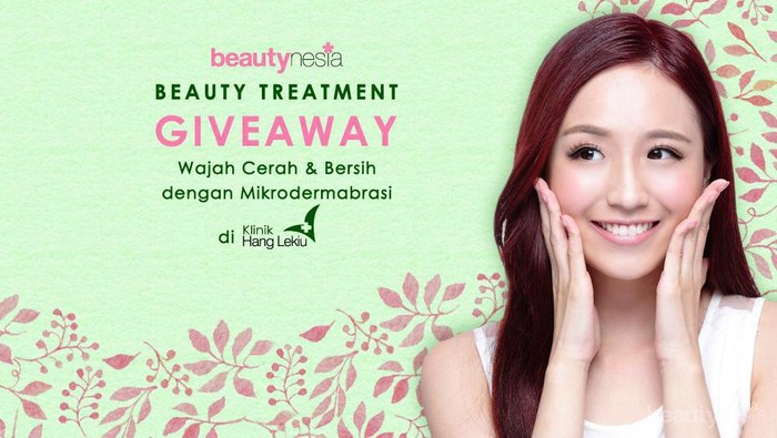 Beauty Treatment Giveaway: Mikrodermabrasi