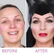 Tutorial Makeup ala Angelina Jolie di Film Maleficent