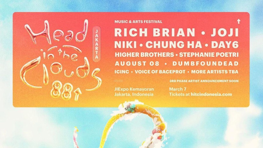 88rising tunda festival Head In The Clouds di Jakarta.