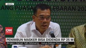 VIDEO: Penimbun Masker Bisa Didenda Rp 25 M