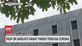 VIDEO: RSUP Dr Sardjito Rawat Pasien Terduga Corona Ke-6