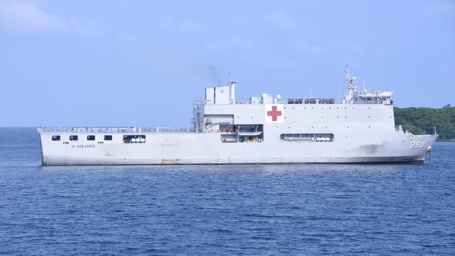Lantamal VI Makassar akan mengirimkan Rumah Sakit Terapung KRI Soeharso untuk mengobati korban gempa Mamuju, Sulawesi Barat.