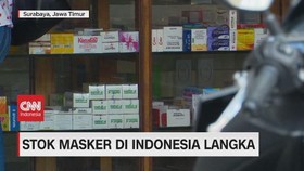VIDEO: Stok Masker di Indonesia Langka