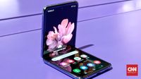 Cara Menggunakan Tampilan Layar Depan Galaxy Z Flip Samsung