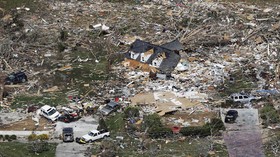 FOTO: Tennessee Porak Poranda Akibat Tornado
