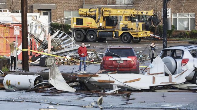 Total 50 Tornado Hantam AS, Korban Tewas Jadi 100 Orang Lebih