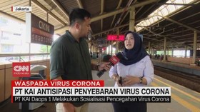 VIDEO: PT KAI Antisipasi Penyebaran Virus Corona