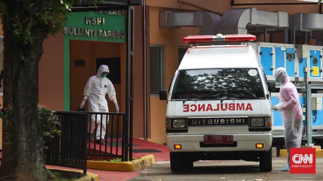 RSPI Prof. Dr. Sulianti Saroso, Sunter, Jakarta, Kamis, 5 Maret 2020. CNNIndonesia/Safir Makki