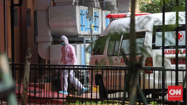 RSPI Prof. Dr. Sulianti Saroso, Sunter, Jakarta, Kamis, 5 Maret 2020. CNNIndonesia/Safir Makki