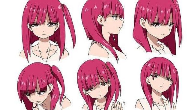 Gambar Model Rambut Anime Perempuan