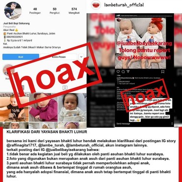 2 Akun Jual-Beli Bayi di Instagram Hilang