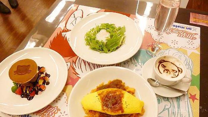 Menu-Menu Imut dari Cafe Bertema Anime