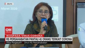 VIDEO: RS Persahabatan Pantau 41 Orang Terkait Corona