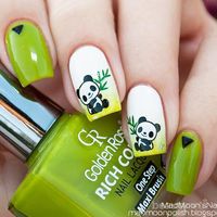 Makeup How To's, Makeup Tips and Tricks | Bears nails, Panda nail art,  Animal nail art