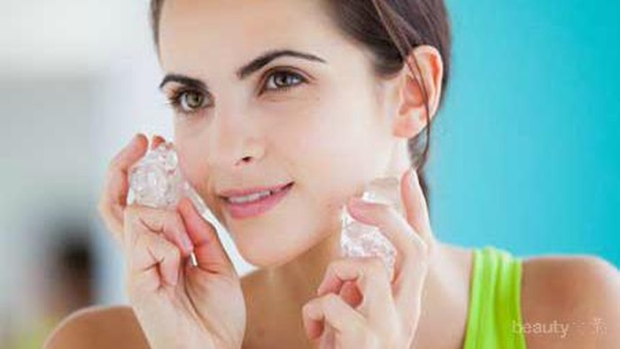 5 Manfaat Mengoleskan Es Batu Pada Wajah Sebelum Tidur