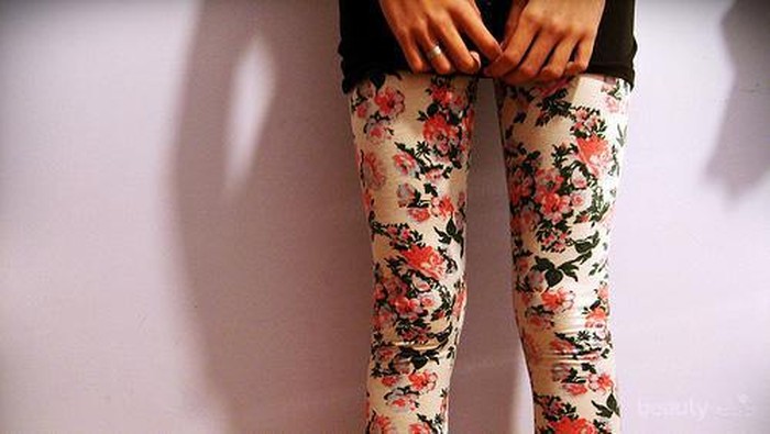 Serunya Warna Warni Printed Legging