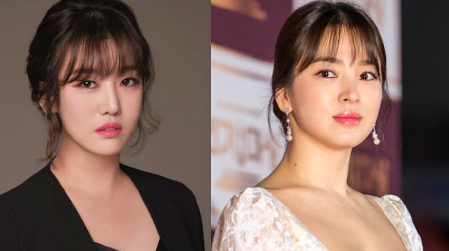 Penyanyi Korea Selatan ini mendapat hujatan usai dirinya disebut-sebut mirip dengan Song Hye Kyo.