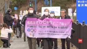 VIDEO: Warga Fukushima Demo Tolak Olimpiade