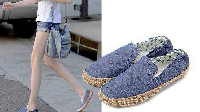 Bergaya dengan Slip On Sneakers