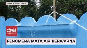 VIDEO: Heboh Fenomena Mata Air Berwarna