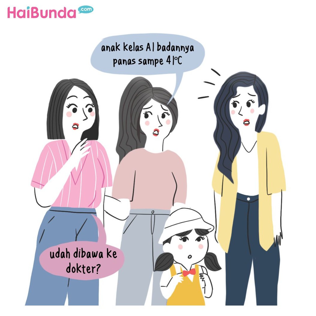 Gara-gara demam, anak teman Bunda disangka terkena virus Corona. Setelah dicek ke dokter ternyata DBD.