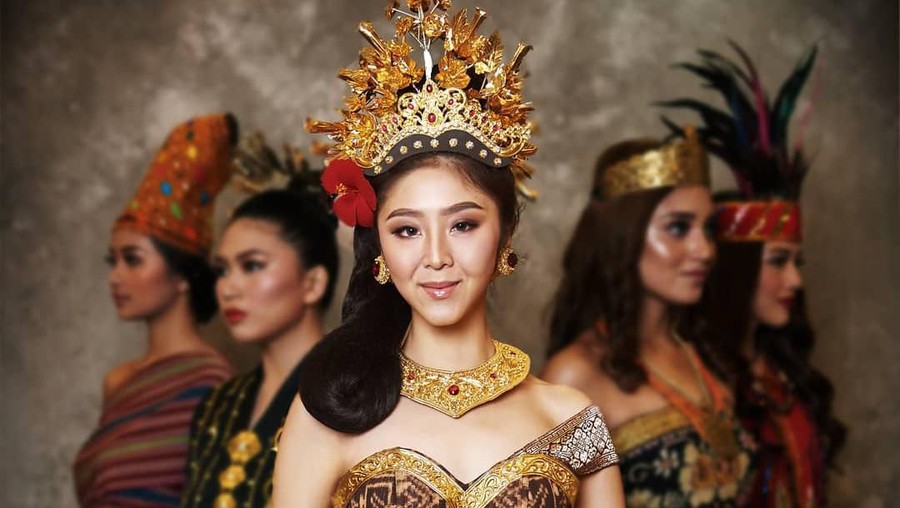 Putu Ayu Saraswati Deretan profil ketiga pemenang ajang Puteri Indonesia 2020.